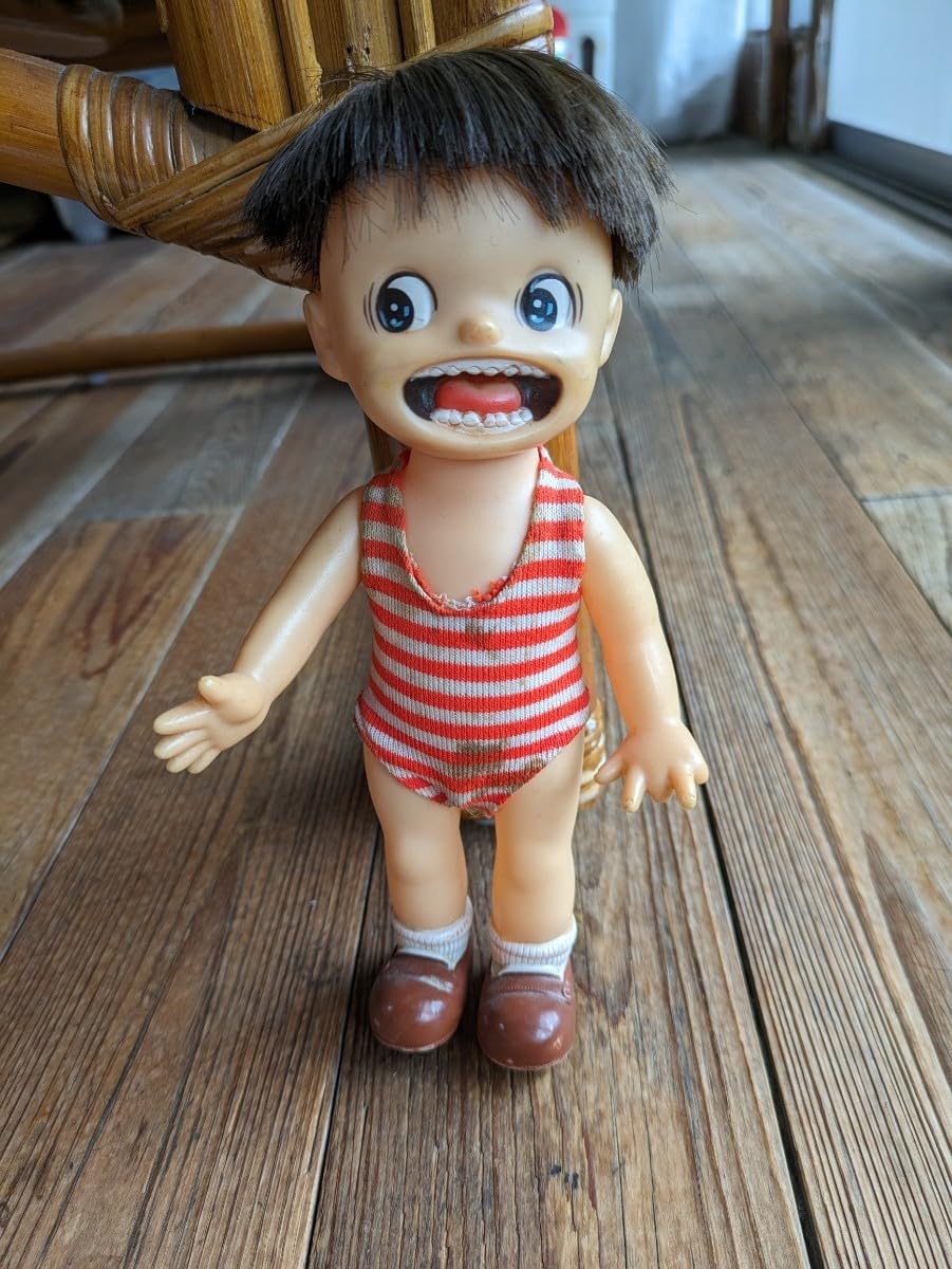 Amazon.co.jp: 楳図かずお。まことちゃんソフビフィギュア 古い昭和